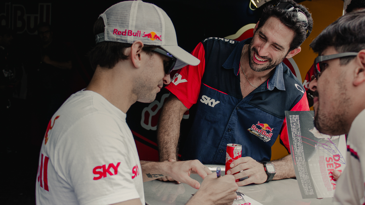 Red Bull Racing team and car during the race weekend